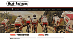 Desktop Screenshot of oetzi-radteam.at