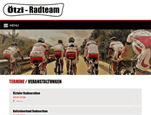 Tablet Screenshot of oetzi-radteam.at